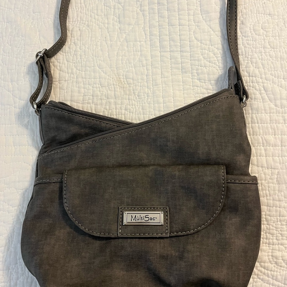 Multi Sac crossbody, grey